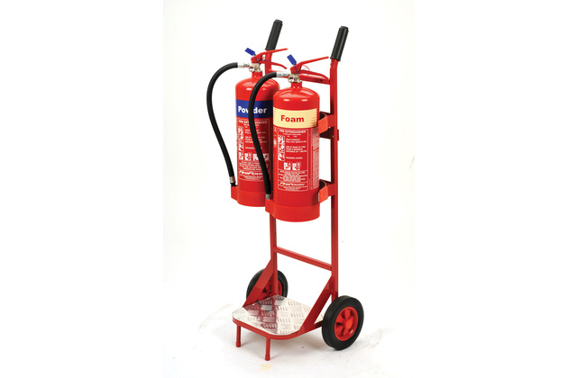 Double Extinguisher Trolley